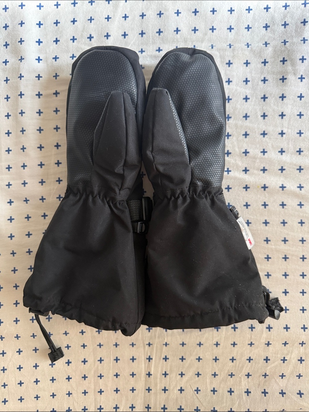 Jan and Jul X 3M Thinsulate black kids mittens